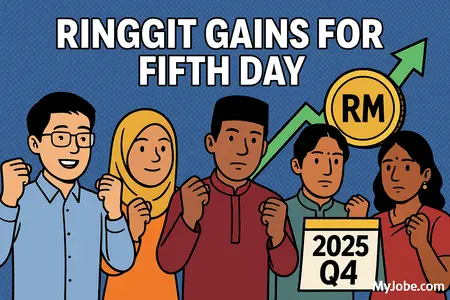 Ringgit Gains for Fifth Consecutive Day Amid US Tariff Uncertainty
