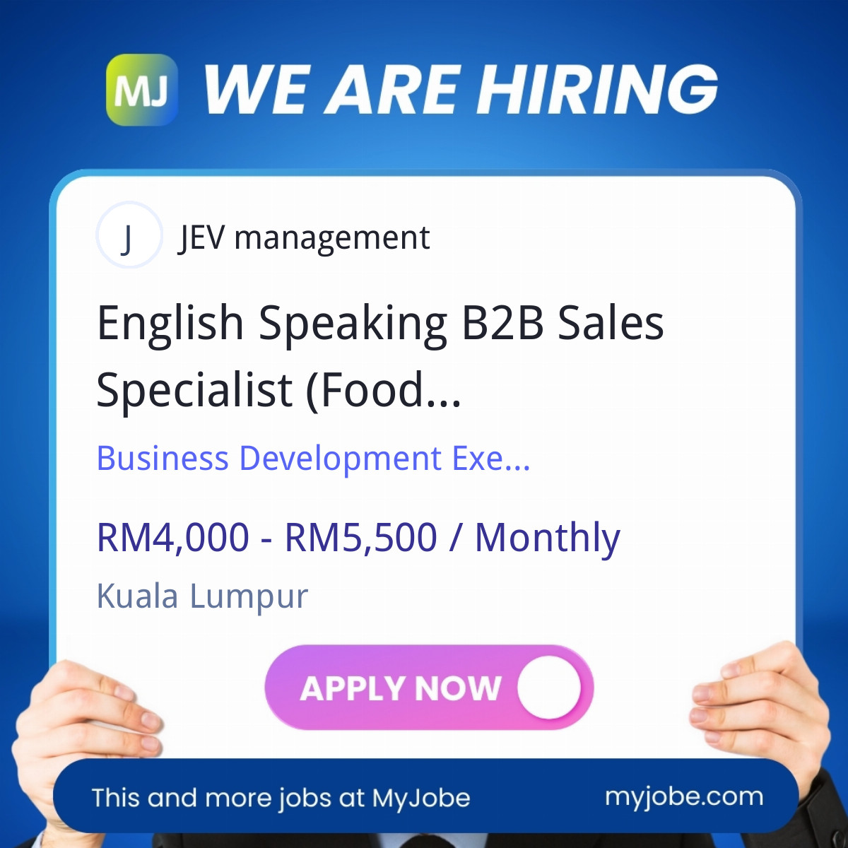 English Speaking B2B Sales Specialist (Food Delivery Platform)