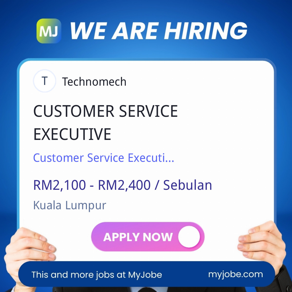 CUSTOMER SERVICE EXECUTIVE