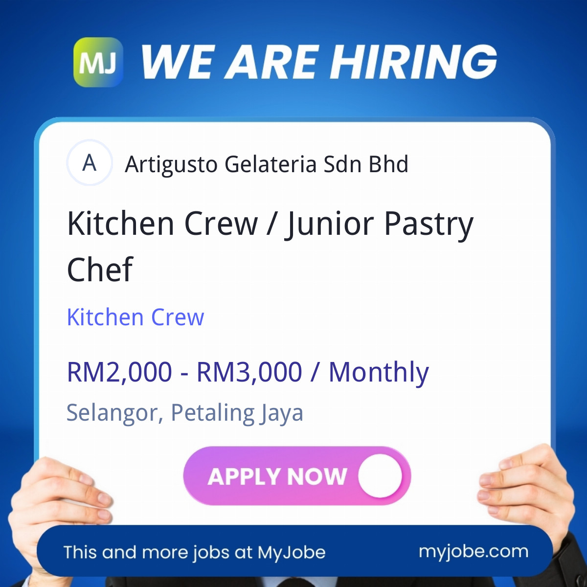 Kitchen Crew / Junior Pastry Chef