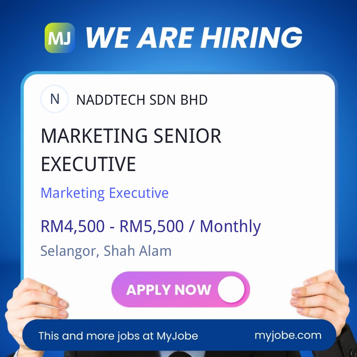 MARKETING SENIOR EXECUTIVE
