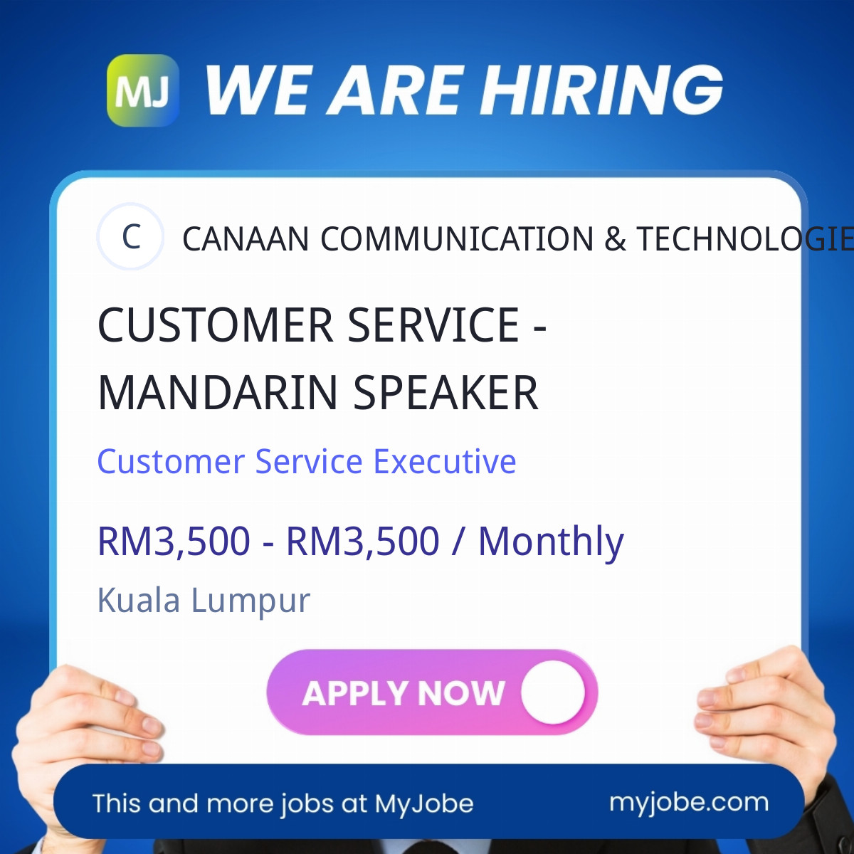 CUSTOMER SERVICE - MANDARIN SPEAKER