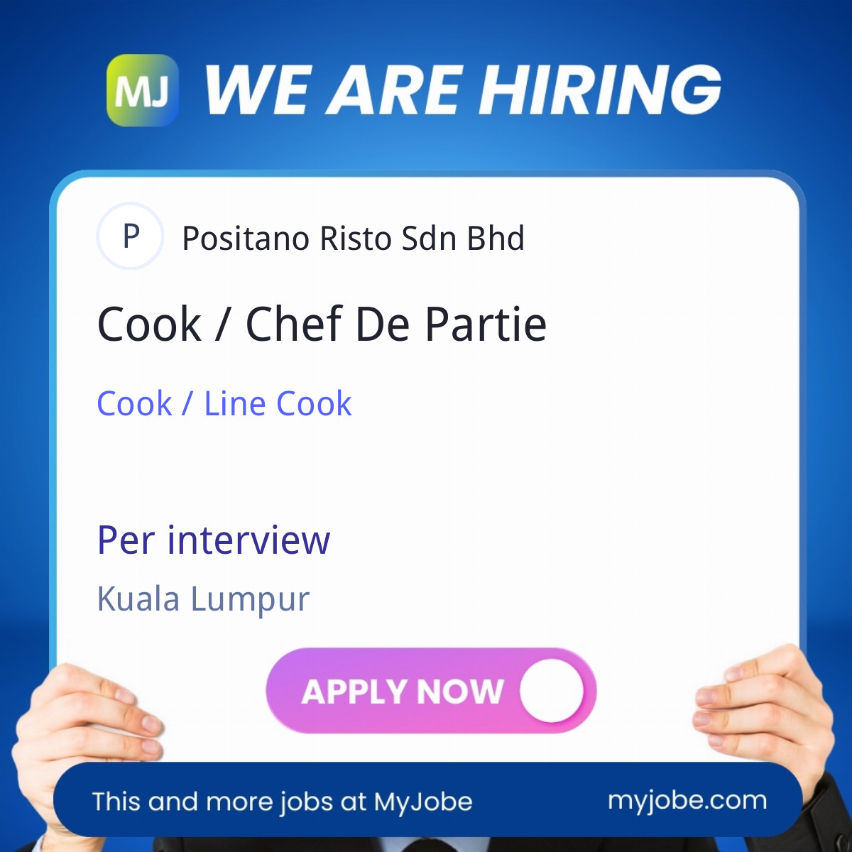 Cook / Chef De Partie