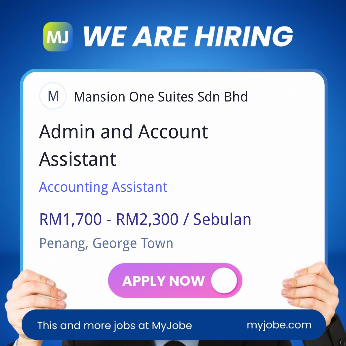 Admin and Account Assistant