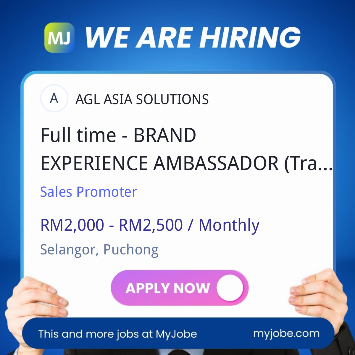 Full time -  BRAND EXPERIENCE AMBASSADOR (Travel Opportunities!)