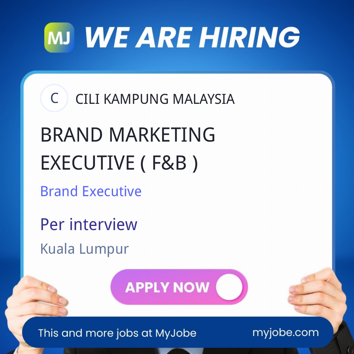 BRAND MARKETING EXECUTIVE ( F&B )