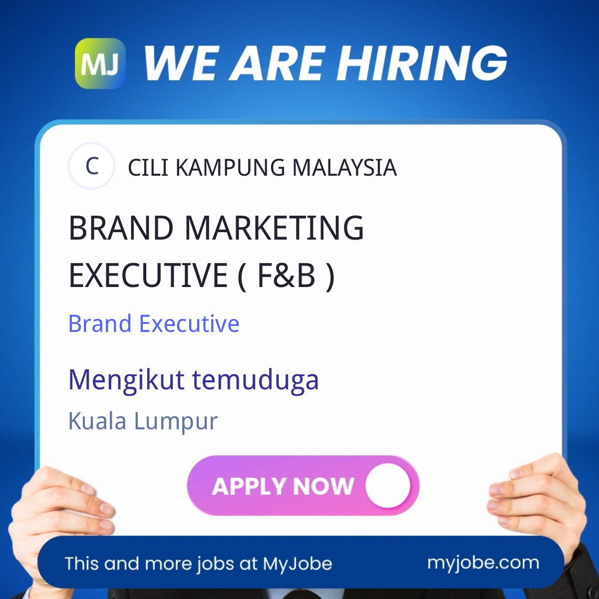 BRAND MARKETING EXECUTIVE ( F&B )