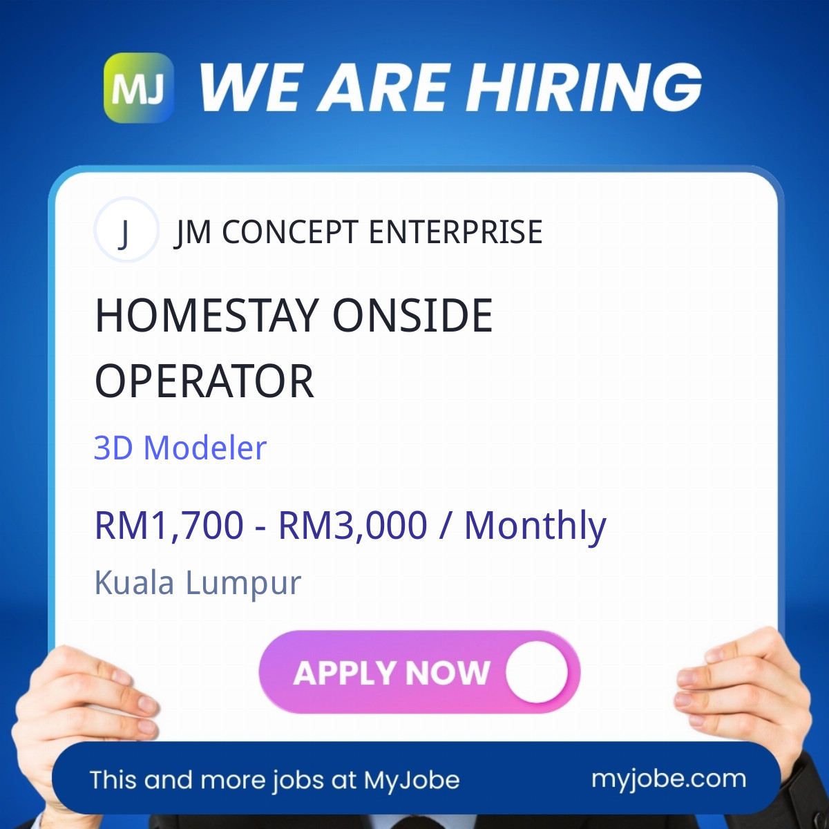 HOMESTAY ONSIDE OPERATOR