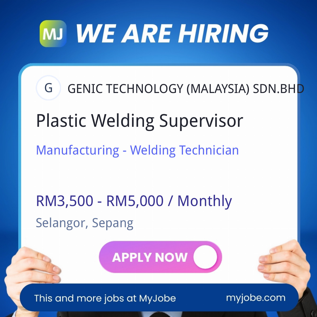 Plastic Welding Supervisor